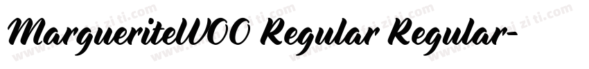 MargueriteW00 Regular Regular字体转换